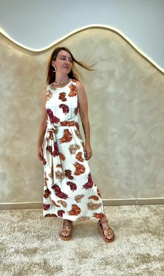 VESTIDO COM AMARRAÇÃO E FENDA LEZ A LEZ - comprar online