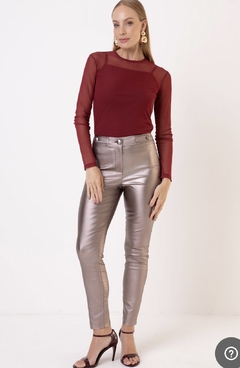 BLUSA DE TULE MANGA LONGA COM REGATA - comprar online