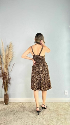 VESTIDO CURTO REGATA ANIMAL PRINT - Moda Viva