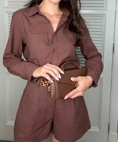 CONJUNTO CAMISA+SHORTS DE LINHO na internet