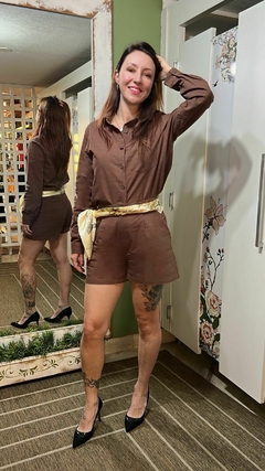 CONJUNTO CAMISA+SHORTS DE LINHO - comprar online