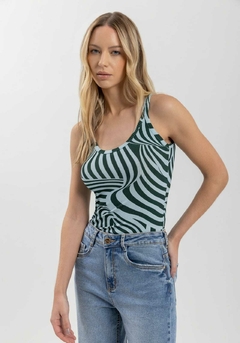 REGATA CANELADA ESTAMPADA LEZ A LEZ - comprar online
