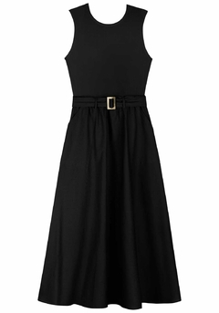 Imagem do VESTIDO MIDI COM FAIXA AFIVELADA