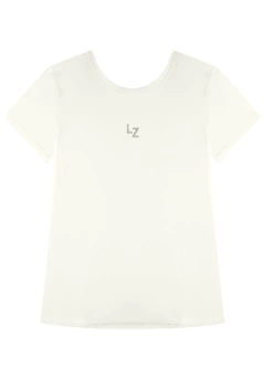 T-SHIRT MANGA CURTA COM STRASS - loja online