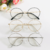 Armazon de Metal Oval - ABS Lunettes