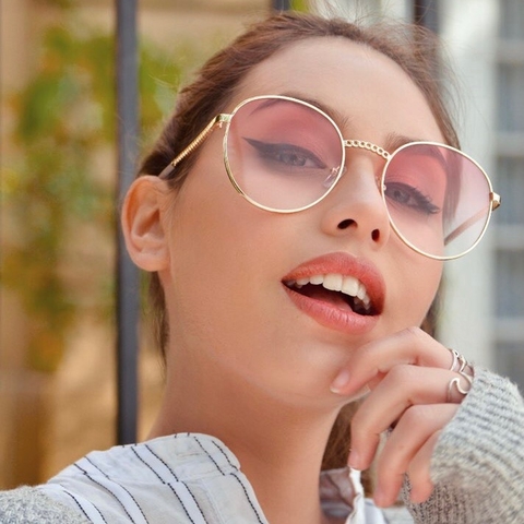 Lente de Sol Round Cadenita