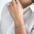 Pulseira Riviera Baguete Banho de Ouro - Semijoia - comprar online