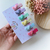 Mini clips coraçãozinho glitter (unidade)