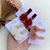 Parzinho Hair clips veludo flor