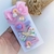 Laço ou Trio hair clips arco-íris