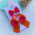 (PROMO DO KIT) Laço Pietra ou Hair Clips Laranja e Pink