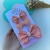 Laço ou Parzinho Hair clips Salmão