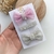 Trio hair clips tule pérolas