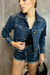 Jaqueta Jeans Lumini com Strass - loja online