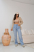 Calça Jeans Lumini Wide Leg Bolso Lateral - comprar online