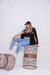 Calça Jeans Lumini Skinny Barra Irregular - loja online
