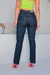 Calça Jeans Lumini Reta Barra Irregular