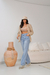 Calça Jeans Lumini Wide Leg Bolso Lateral na internet