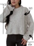 Cropped Manga Longa Feminino em Tricô Mousse - loja online