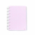 Refil Universitário Rosa Quadriculado 48 Folhas OBA Caderno de Disco