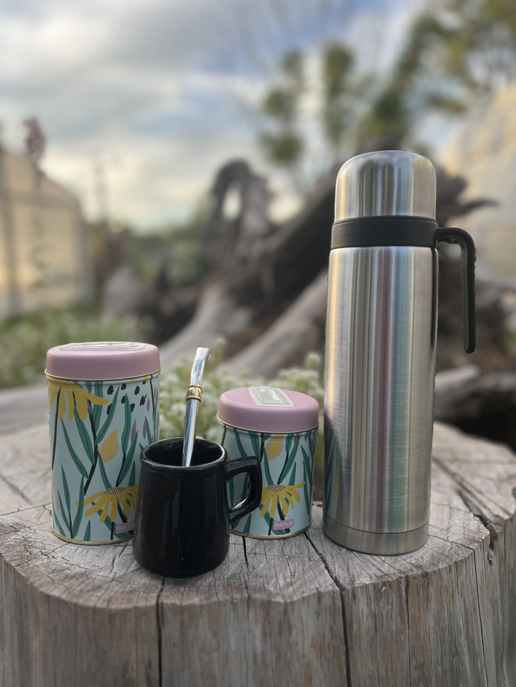 Set de mate flowers 