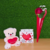 Urso de pelúcia com botão de rosa - comprar online