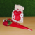 Urso de pelúcia com botão de rosa