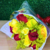 Bouquet com rosas amarelas e rosas vermelhas - loja online
