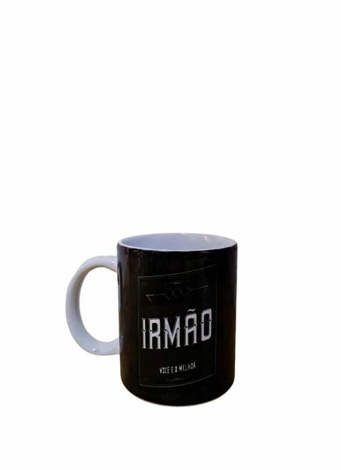Caneca personalizada de porcelana Irmão você e o melhor