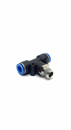 TEE CENTRAL GIRATORIO TUBO X ROSCA 8MMX1/4" - 851.0.08.14GC