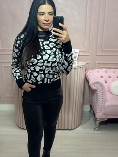 Blusa Modal Onça Preta - comprar online