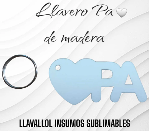 LLAVEROS DE MADERA PÁ