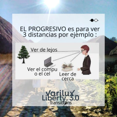 PROGRESIVO VARILUX LIBERTY 3.0 AR CLARITY CON TRANSITIONS en internet