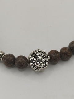 Pulseira ganesha com bronzita