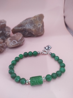 Pulseira jade natural