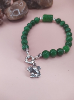 Pulseira jade natural