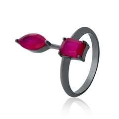 Anel pedra fusion pink - comprar online