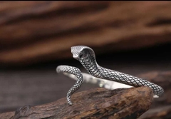 Bracelete serpente maciço