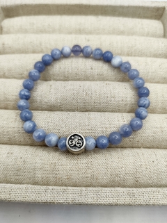 Pulseira de quartzo azul e prata - comprar online