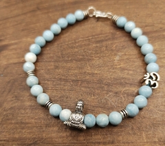 pulseira larimar com buda - comprar online