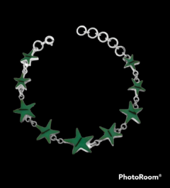 Pulseira estrela turquesa verde - comprar online