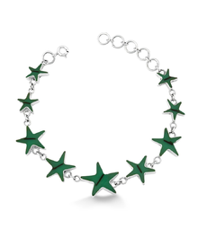 Pulseira estrela turquesa verde na internet