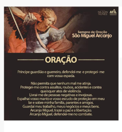 colar de sao Miguel arcanjo e santo anjo da guarda. - comprar online