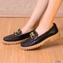 Mocassim Feminino Couro - Esphera Calçados