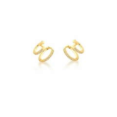 ARGOLA COM PIERCING DE ORELHA
