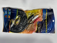 Cable 3 Metros Audio 2 Rca Macho A Miniplug 3.5mm - comprar online