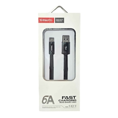 Cable Usb Tipo-Micro 6A Carga Rapida Mallado Super Reforzado TRANYOO T-X21V