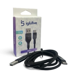 Cable 1mt USB a C mallado datos y carga rápida IGLUFIVE