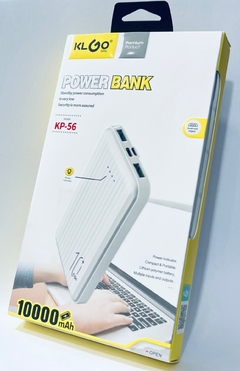 Cargador portatil KLGO POWER BANK 10000mAh 100%, carga súper rápida