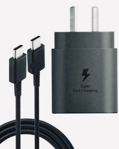 Cargador Samsung 25W con cable USB-C a USB-C en internet